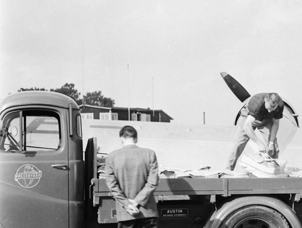 Tornet bakom tidningsplan