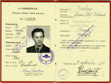 Hans_segelflygcertifikat