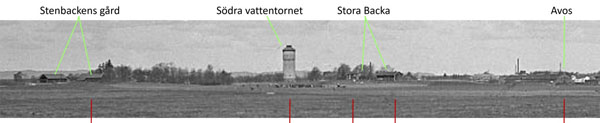 Vy mot terminalomr�det